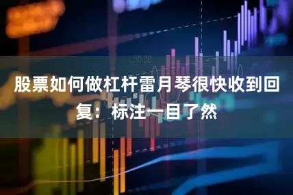 股票如何做杠杆雷月琴很快收到回复：标注一目了然